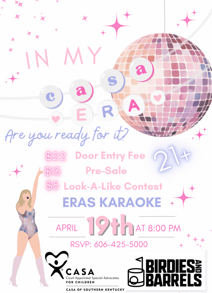 Get Ready to Shake It Off with CASA of Southern Kentucky's Taylor Swift Karaoke Night